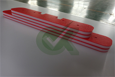 professional double color HDPE boards green/white/green 5/8